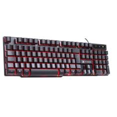 Teclado Gamer Vx Gaming Hydra 107 Teclas + 12 Multimídia Com Led Vermelho Sensacao Tecla Mecanica - Gt702