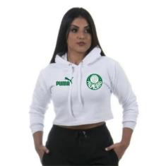 Moletom Cropped Feminino Palmeiras - Lc Store