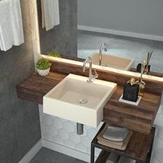 Kit Cuba Xq355 Válvula Click Botão 1 Polegada B Compace Bege