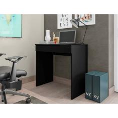 Mesa Escrivaninha para computador Alexia 80cm Cor Preto AJL