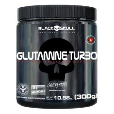 Glutamine Turbo Caveira Preta - 300G - Glutamina - Black Skull