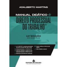 Manual didático de direito processual do trabalho