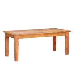 Mesa De Jantar 2 M Madeira Maciça - Natural
