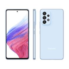 Smartphone Samsung Galaxy A53 128GB Azul 5G - 8GB RAM 6,5 Câm. Quádrup