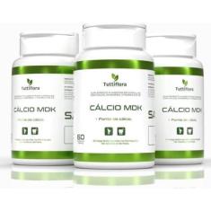 3x Cálcio MDK (Cálcio, Magnésio, Vitamina D e Vitamina K2) 60 Capsulas