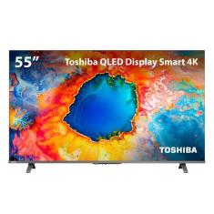 Smart TV QLED 55 4K Toshiba 55C450NS Google TV 3 HDMI 2 USB Wi-Fi - TB035M