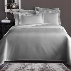 Jogo de Cama Casal S/ Elástico 3 Peças Percal 600 Fios 100% Algodão Eg