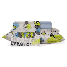 Jogo Roupa de cama Duplo Casal 100% Algodão Teka Kids