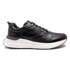 Tênis De Couro Democrata Masculino Denim Brad Ultra Light 527101