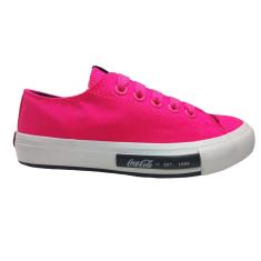 Tênis Feminino Chuteirinha Casual Daytona Neon Coca Cola Cc2147-Feminino