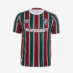 Camisa Masculina Umbro Fluminense Of.1 2025 Torcedors/N-Masculino
