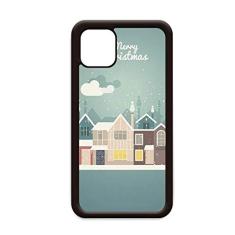 Ilustração de festival de casa de Natal para iPhone 11 Pro Max capa para celular Apple