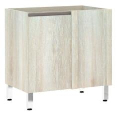 Balcão De Cozinha S/ Tampo Canto Reto Luciane 80cm Legno