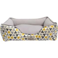 Cama Barcelona Cinza para Cães e Gatos - Tam. M