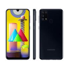 Smartphone Samsung Galaxy M31 128Gb Preto 4G - 6Gb Ram Tela 6,4 Câm. Q