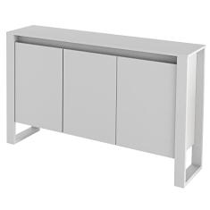 Balcão Escritório com 3 Portas Multimóveis Cr25044 Branco
