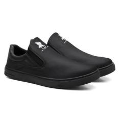 Tênis Slip On Masculino Casual Polo Plus Mule Estilo Sapatilha 02-Masculino