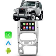 Kit Central Multimidia Carplay Android Auto Troller 2009 A 2014 7" Com