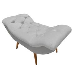 Recamier Calçadeira 1 M Sofá Quarto Estofado Decorativo Realeza - Manc