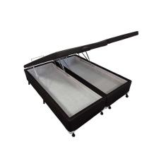 Cama Box Baú Universal Queen Courano Black New (158x198x35) - Castor