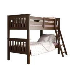 Beliche de Madeira Escada Até o Chão Castanho Acetinado - Piratini