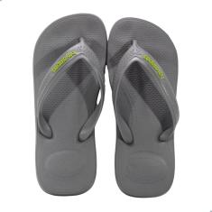 Chinelo Masculino Havaianas Top Max Comfort Cinza Aço