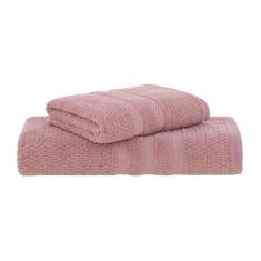 Jogo de Toalhas Buddemeyer Vanilla Extra Soft Gigante Rosa 2 peças