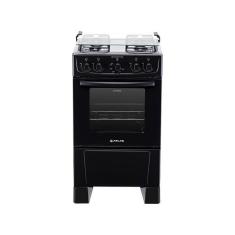 Fogão De Piso Atlas Coliseum Plus 4 Bocas Mesa Inox Forno 50 Litros Pr
