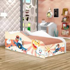 Mini Cama Fun Patrulha Ursinhos Infantil Com Colchão