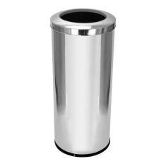 Lixeira Inox Com Aro 50 Litros Inox