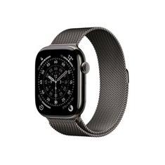 Apple Watch Series 11 GPS + Cellular, Caixa Ardósia de Titânio de 46 mm, Pulseira Ardósia Estilo Milanês, Tamanho M/G - MFD44AM/A