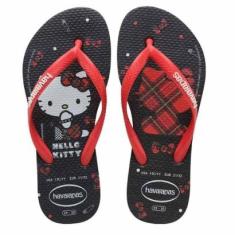 Chinelo Havaianas Kids Slim Hello Kitty Infantil Menina-Feminino