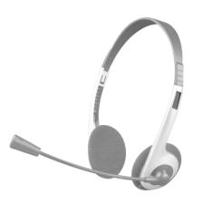 Fone De Ouvido Com Microfone C3tech Ph-01si Prata Prata