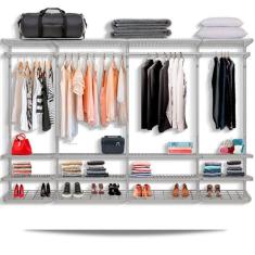 Guarda Roupa closet aramado sem portas CLR285 - 3,10m BR