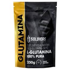 L - Glutamina 250g - 100% Puro Importado - Soldiers Nutrition
