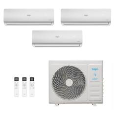 Ar-Condicionado Multi Split Inverter Elgin 27.000 (2x Evap HW 9.000 + 1x Evap HW 12.000) Quente/Frio 220V