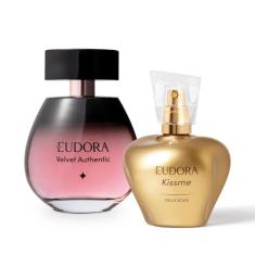 Eudora kit Desodorante Colônia: Kiss Me Delicious 50ml + Velvet Authentic 100ml