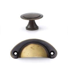 Kit 12 Puxadores Moveis Puxador Concha Puxadores Antigos - Telis Ferra