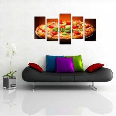 Quadro Decorativo Pizza Pizzarias Gourmet Restaurantes Decorações Sala