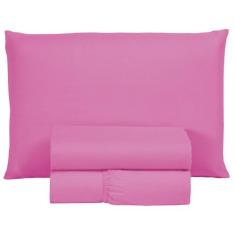 Jogo Lençol Cama Box Solteiro 400 Fios 03 Peças Toque Aveludado Lindo 