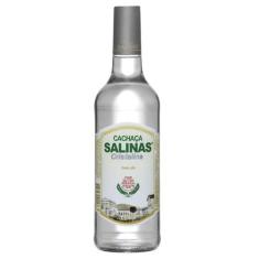 Cachaça salinas cristalina prata 1000ml, U, Unica