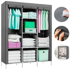 Guarda Roupas Armário Dobrável Organizador Multiuso Grande - Kadê, Cin