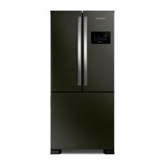 Geladeira Brastemp Eclipse Collection Frost Free French Door Inverter A+++ 554 Litros Cor Black Inox - Bro85ae 110V