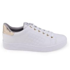 Tênis Feminino Via Marte 020-001 casual napa cadarço