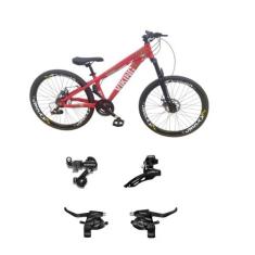 Bicicleta Vikingx Aro 26 Tuff 25 Aluminio Cambio Shimano Dianteiro Tra