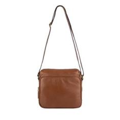 Bolsa Tiracolo Com Divisórias Em Couro Rita Andrea Vinci Feminina-Feminino