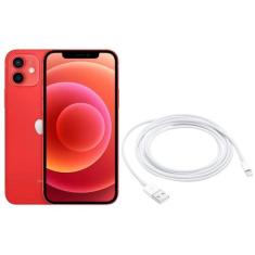 Iphone 12 Apple 128Gb - Product(Red) Tela 6,1 - 12Mp Ios + Cabo De Lig
