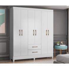 Guarda Roupa Roupeiro Moval Solteiro Panamá Branco