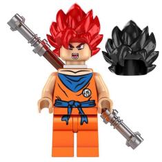Boneco Blocos De Montar Goku Deus Dragon Ball