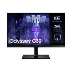 Monitor Gamer Samsung Odyssey G30 24 Fhd, Tela Plana, Painel Va, 144Hz